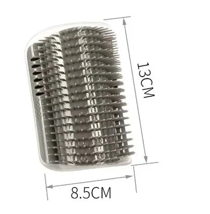 Cat Corner Brush Comb Massager for Cat Arch Plastic Scratcher Remove Hair Comb Grooming with Catnip Cat Self Cleaning Cat Supply Beauty World Shop