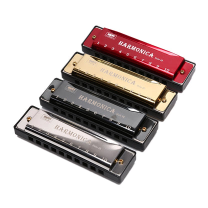 Harmonica Key of C 10 Hole Diatonic Harmonica C with Case for Beginner Students Kids Gift with Case Beauty World Shop