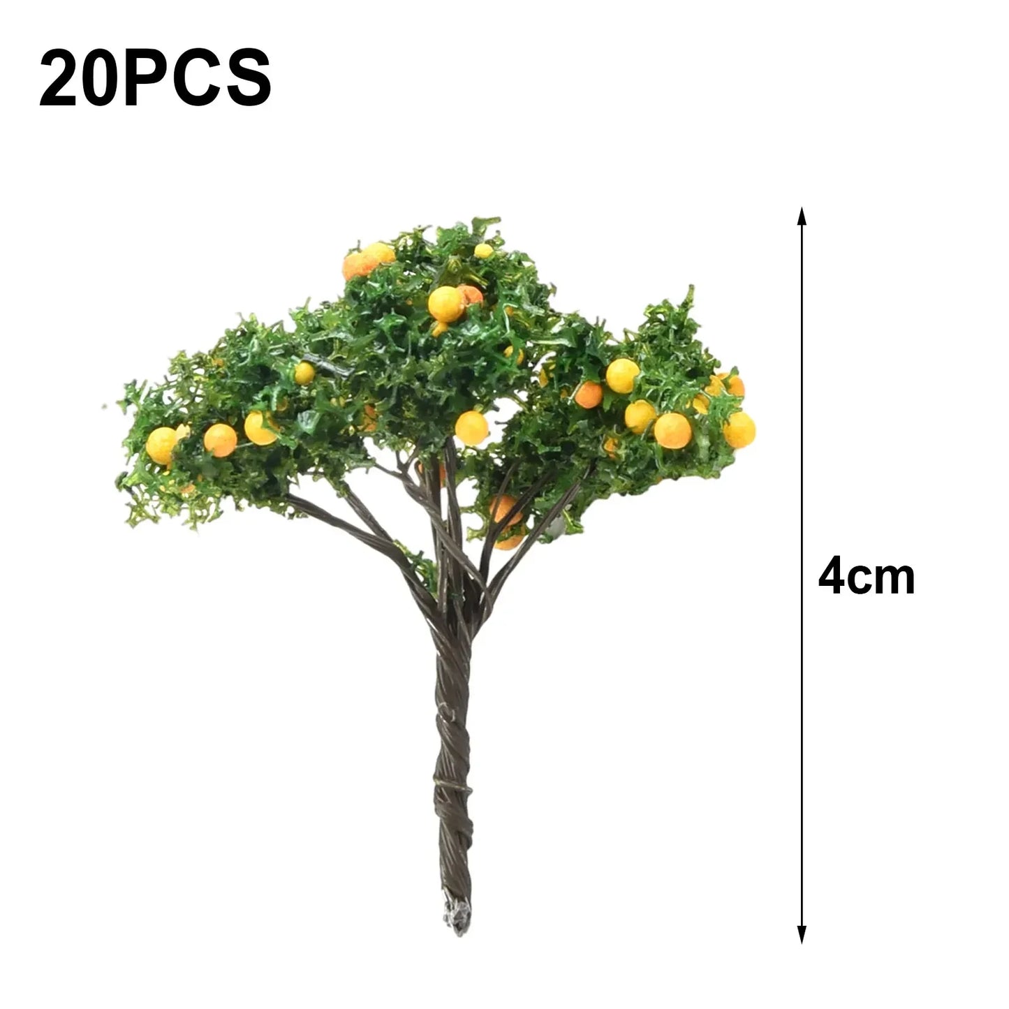 10/20/30pcs Fake Trees Artificial Miniature Tree Scenery Railroad Decoration Building Landscape Accessories DIY Diorama Garden Beauty World Shop