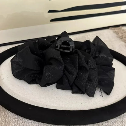 High-Grade Temperament Cloud Bubble Mesh Silver Silk Hair Clip For Women Beauty Trend Shop