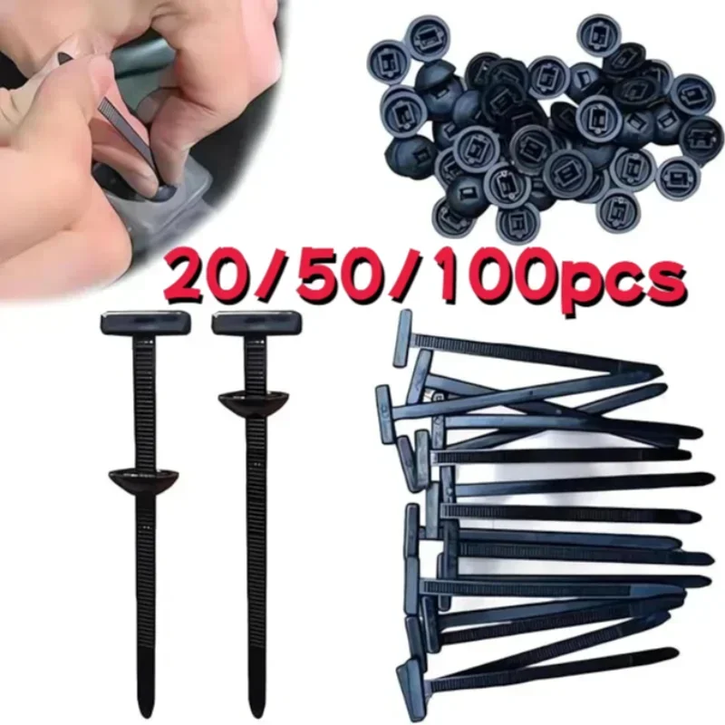 Cable tie buckle fixed through the core nail cable tie buckle mudguard fender inner lining trunk buckle Beauty World Shop