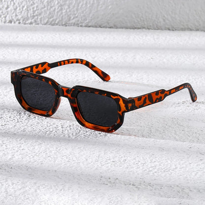 New Men Vintage Rectangle Frame Sunglasses Fashion Retro Sun Glasses Luxury Brand Design Glasses UV400 Eyewear Women Goggles Beauty World Shop