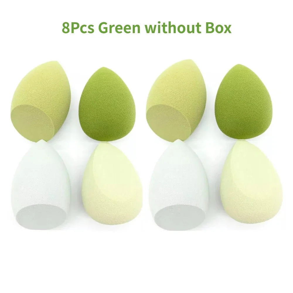 4/8pcs Makeup Sponge Blender Beauty Egg Cosmetic Puff Soft Foundation Sponges Powder Puff Women Make Up Accessories Beauty Tools Beauty World Shop