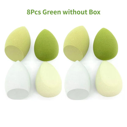 4/8pcs Makeup Sponge Blender Beauty Egg Cosmetic Puff Soft Foundation Sponges Powder Puff Women Make Up Accessories Beauty Tools Beauty World Shop