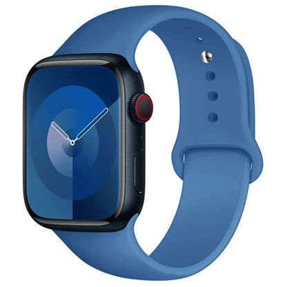 Silicone Band For Apple Watch strap 44mm 45mm 40mm 41mm 42-38mm 45 mm sport bracelet iwatch series 8 7 6 5 4 3 SE 9 Ultra 2 49mm Beauty World Shop