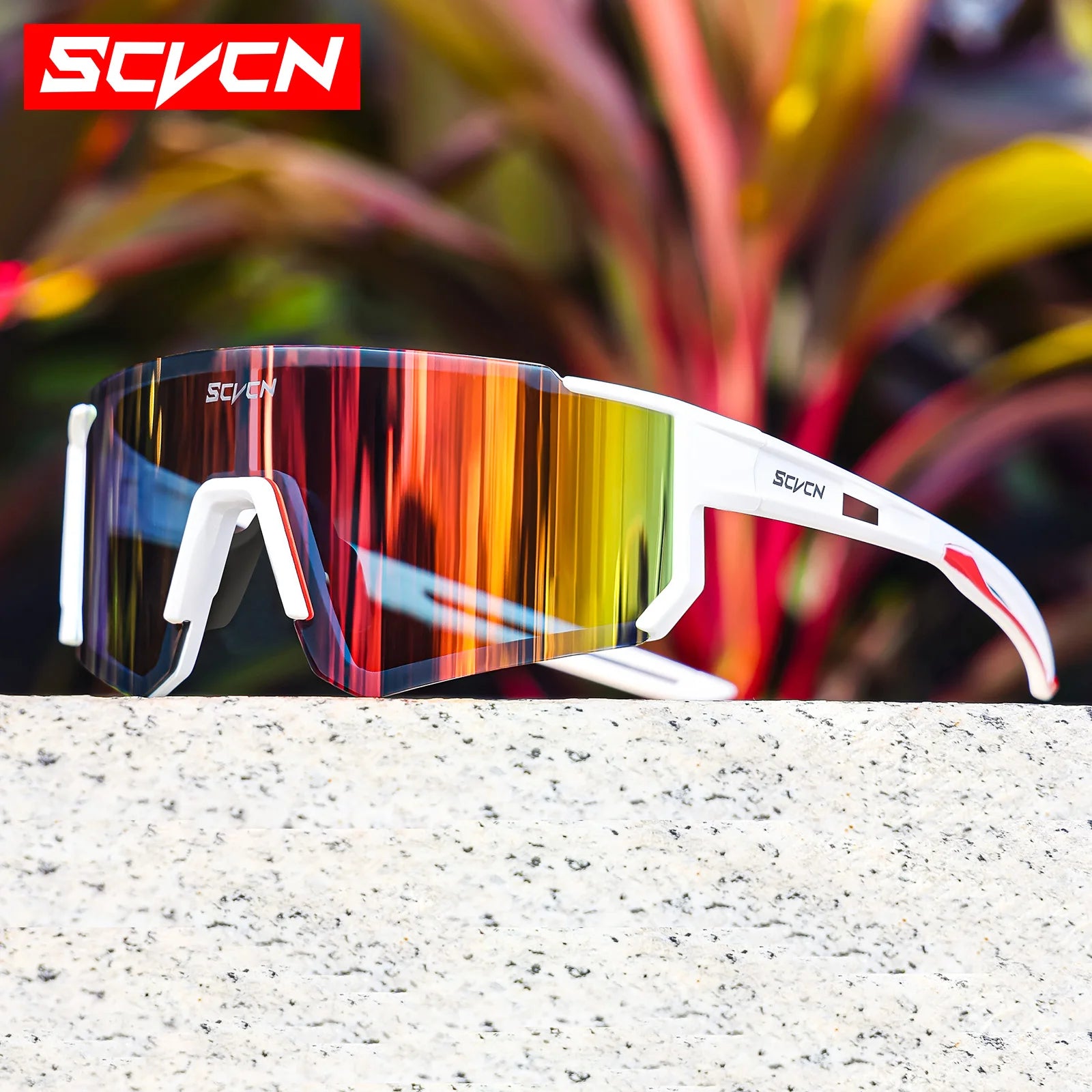 SCVCN New Outdoor Cycling Sunglasses Men Road Driving Bike Glasses  Sports Mountain Climbing Women Bicycle Cycling UV400 Goggles Beauty World Shop