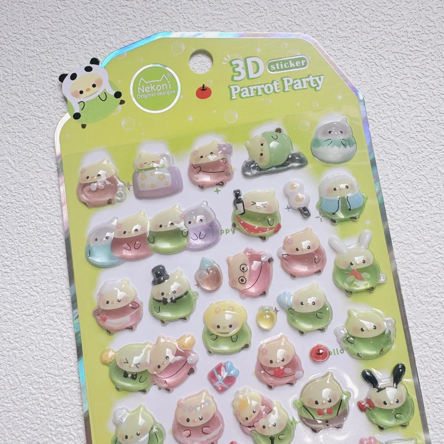 NEKONI Cute Animals Seal Bear Penguin 3D Stickers Scrapbooking DIY Journaling Stationery Diary Cute Stickers School Supply Beauty World Shop