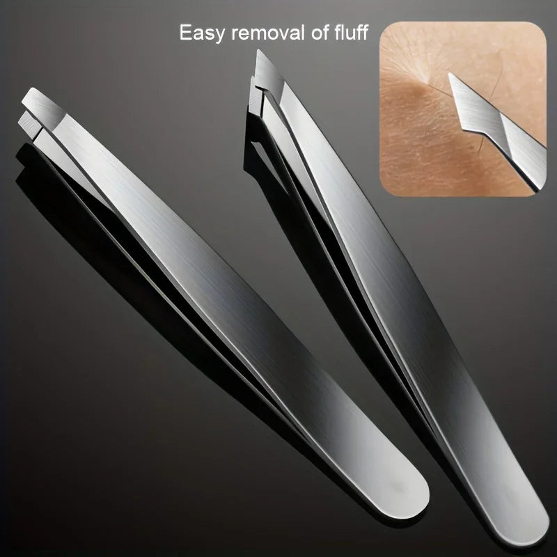 4pcs Set Professional Tweezers Set Perfect For Eyebrow Hair Removal Splinter Very Effortless and Relaxed to Remove Beauty World Shop