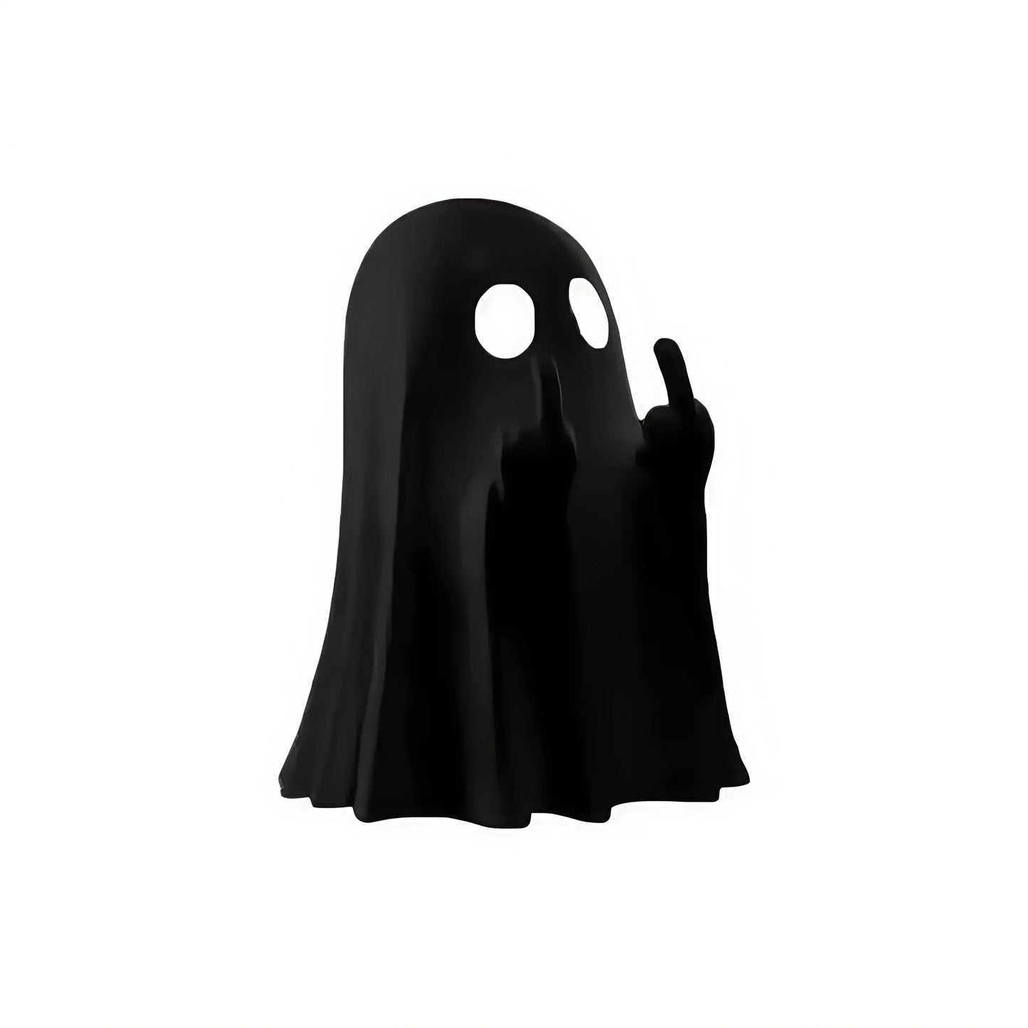 Middle Finger Cute Ghost Statue, Ghosts Small Scary Ghost Figurines, Halloween Home Decorations, Coffee Table Centerpieces Shelf Beauty World Shop