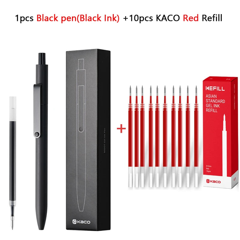 KACO 0.5mm MIDOT Gel Ink Pens, Quick-drying Press Smooth Writing Pen, High Volume for Taking Exams Grading Homework Doing Papers Beauty World Shop