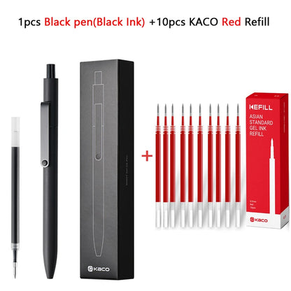 KACO 0.5mm MIDOT Gel Ink Pens, Quick-drying Press Smooth Writing Pen, High Volume for Taking Exams Grading Homework Doing Papers Beauty World Shop