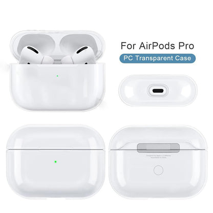 Transparent Case For AirPods Pro 2 Cases Wireless Bluetooth Earphone Protective Cover For Airpods 3 2 1 PC Clear Hard Case Shell