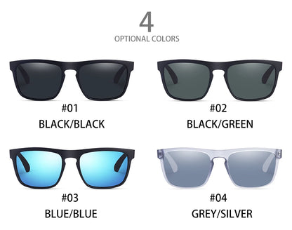 Fashion Square Vintage Polarized Sunglasses Men Women Retro Driving Fishing  Sun Glasses UV400 Eyewear Beauty World Shop