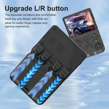 GAMINJA R36S Handheld Game Console 3.5Inch IPS 640x480 Screen Built in 64GB Memory Classic Games Portable Handheld Game Console Beauty World Shop