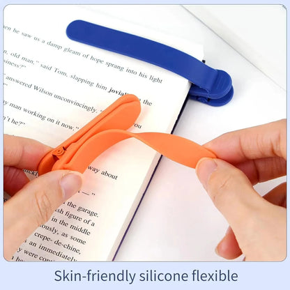 Automatic Bookmark, Silicone Reading Bookmark, Colorful Bookmark, Ideal Gift For Book Lovers, Essential Reading Accessory, For A Beauty World Shop