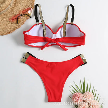 Summer Sexy Bikinis Push Up Swimsuits Women's Swimwear For Female Beach Swim Wear Bathing Suits Brazilian Bikini Set Pool Bather Beauty World Shop