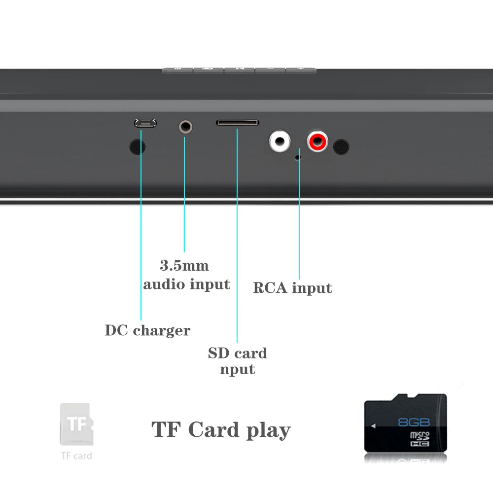 Home Theater Sound System Bluetooth Speaker Computer Speakers  TV Soundbar Box Subwoofer Radio Music Center Boom Box Colum