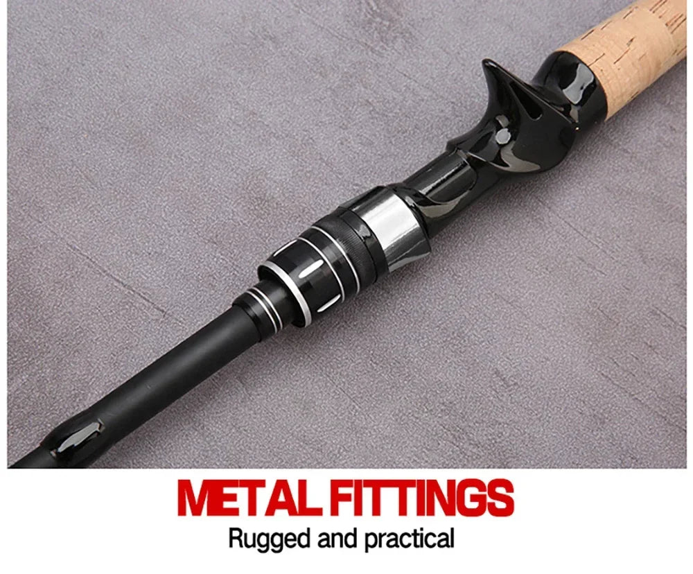 Telescopic Lure Rod 1.5M 1.8M 2.1M 2.4M Carbon Spinning Rod Baitcasting Fishing Pole 8g-25g Wooden Handle Casting Fishing Tackle Beauty Trend Shop