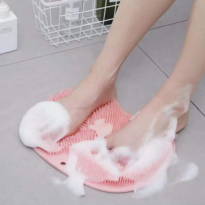 Exfoliating Foot Brush and Back Scrubber Anti-Slip Suction Cup - Deep Cleansing and Exfoliating Tool for Body Dirt Removal Beauty World Shop