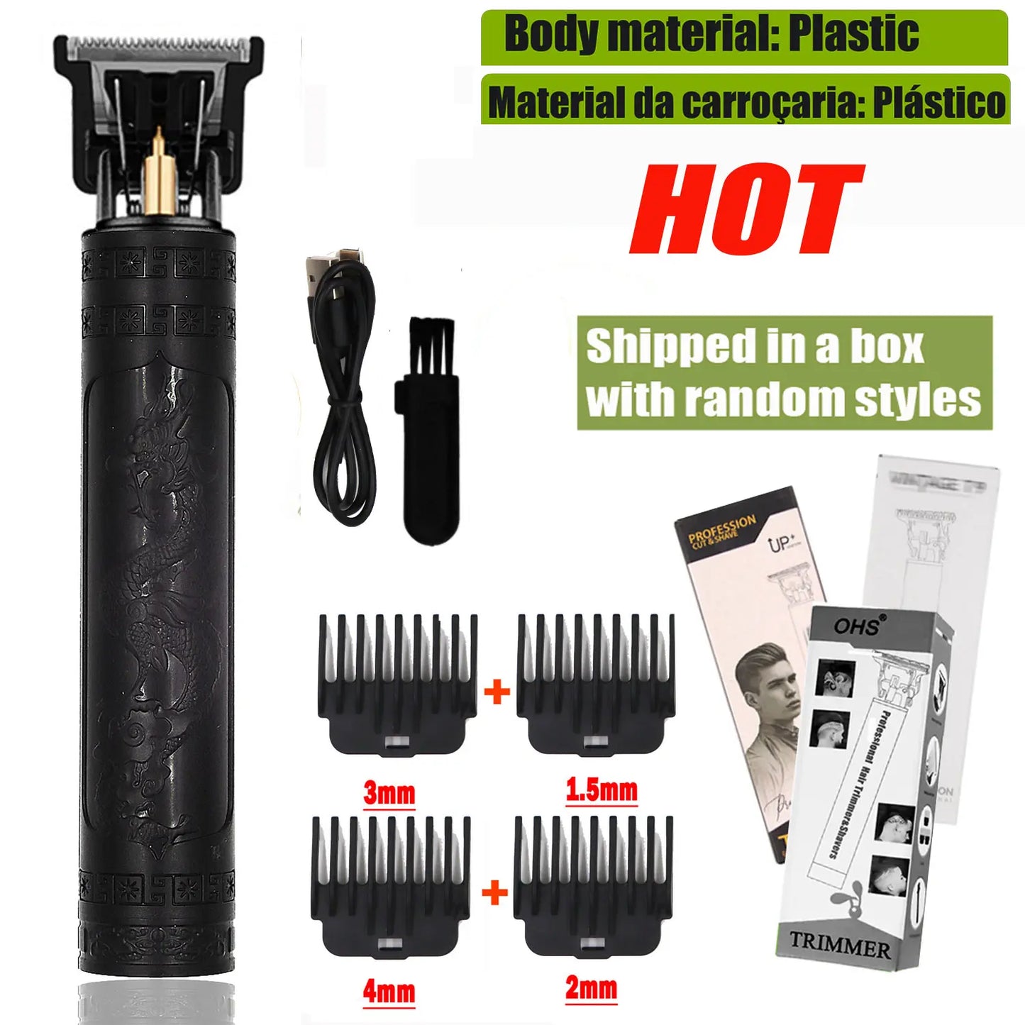 Vintage T9 Hair Clipper Beard Shaving Body Hair Trimmer Clippers Electric Men Haircut Machine 0mm Barber Shaver Beauty World Shop