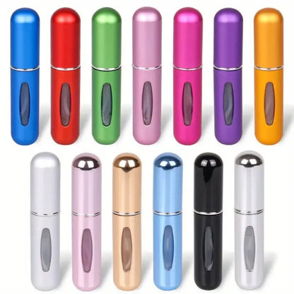 Portable Mini Travel High-end Perfume Bottle Base Refill Bottle Straight Charging Small Sample Perfume Aluminum Material Beauty World Shop