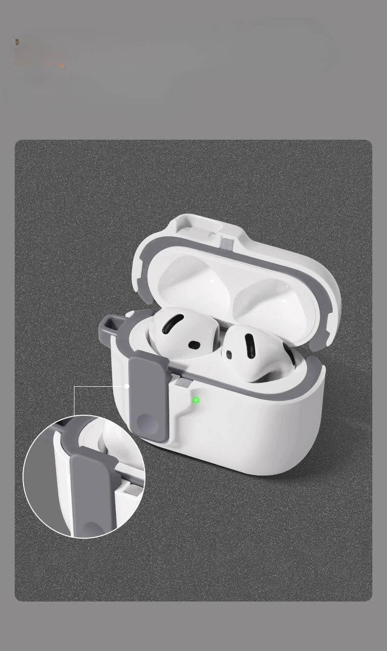 2025 Case For AirPods Pro 3 Magnetic Automatic Lock Cases Phone Stand Headphone Cover For AirPods Pro 3 Pro3 Fundas With Hook ﻿