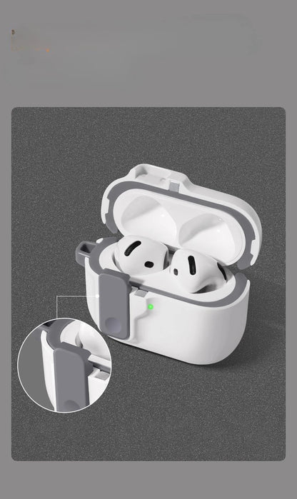 2025 Case For AirPods Pro 3 Magnetic Automatic Lock Cases Phone Stand Headphone Cover For AirPods Pro 3 Pro3 Fundas With Hook ﻿