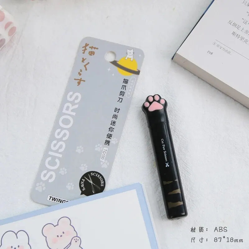 4Style Portable Folding Cat's Paw Scissors Stainless Steel Art Tool Multi-Function Pen-Shaped Scissors for Handbooks  Office Use Beauty World Shop