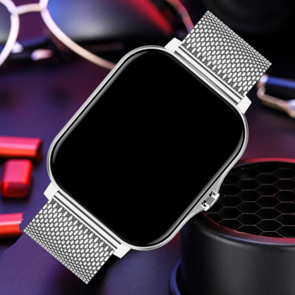 1.83'' Waterproof Smart Watch with Message Answer Call Sleep Monitoring Sports Pedometer Information Alerts For iPhone Android Beauty World Shop