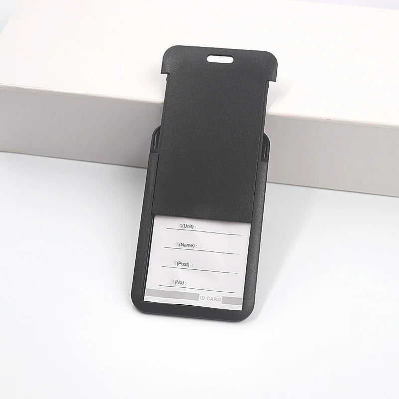 3 pieces/1 piece - High end retractable black work card holder, student meal card holder Beauty World Shop