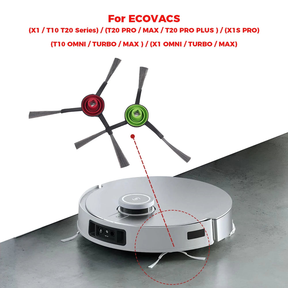 Accessories For ECOVACS Deebot T8 AIVI N8 Pro AIVI N9 N10 N10 Plus Side Brush,Main Brush,  Filter, Dust Bag,Hepa Filter Beauty World Shop