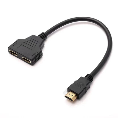 Hdmi Compatible Splitter Cable Video Switch Adapter Output Hub X Box Ps3 4 Dvd Hdtv Pc Laptop TV Hd 1080p 1 Input 2 Beauty World Shop