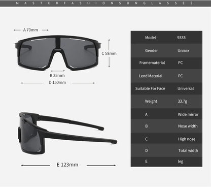 Cycling Sunglasses UV Protection Windproof Glasses For Men Women Polarized Lens Hiking Road Riding Bike Sport Glasses Eyewear Beauty World Shop