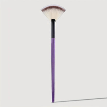 1pc Fan Shaped Highlight Brush Contour Brush Blending Highlighter Makeup Brush Face Loose Powder Brush Cosmetic Beauty Tools Beauty World Shop