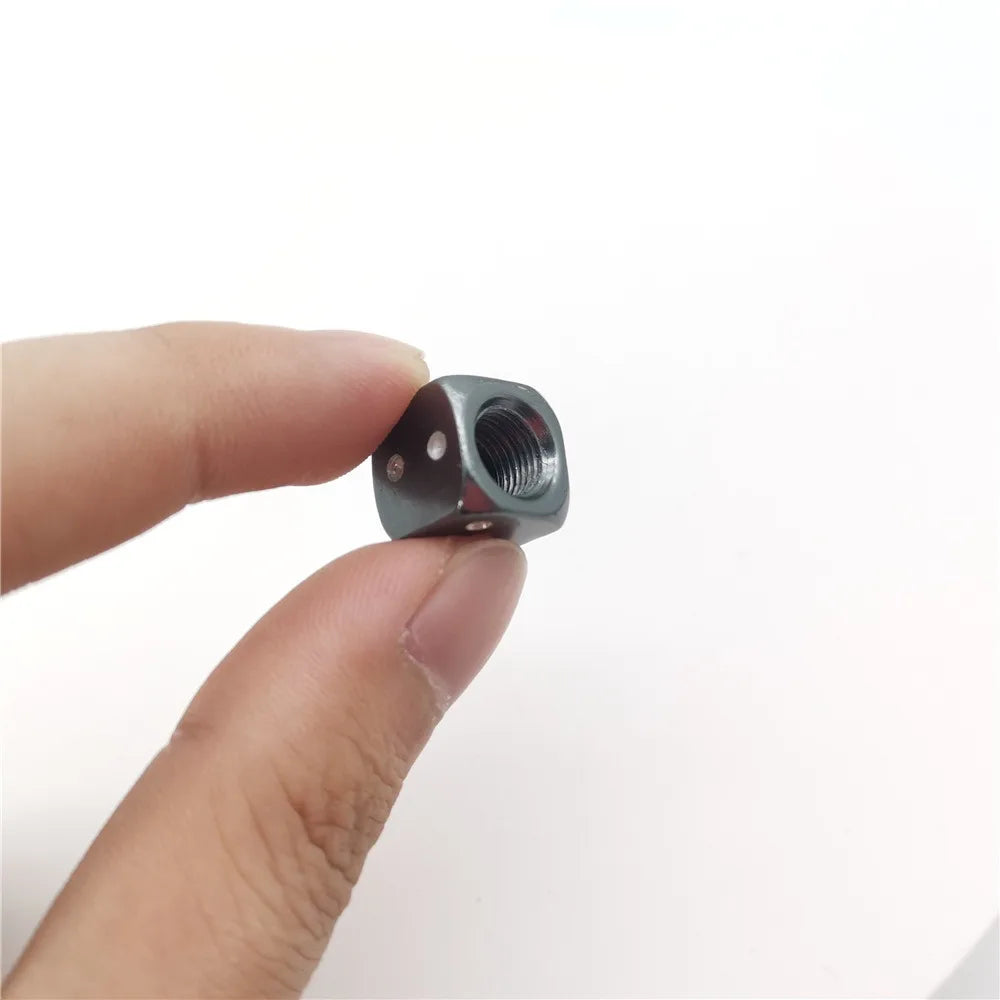 Aluminum Dice Tire Valve Caps Dustproof Car Truck Motocycle Bike Dice Wheel Stem Tyre Tire Wheel Stem Air Valve Dust Cap Cover Beauty World Shop