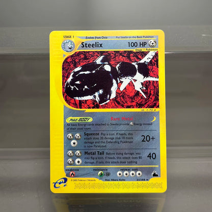PKM Cards Charizard Steelix Celebi Single Foil Cards Magneton Gengar Classic Game Collection Cards PTCG Proxy Cards Beauty World Shop