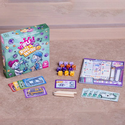 Virus! - Juego de cartas - El Juego mas contagioso. Edicion Española. +8 años VIRUS! 2 Evolution (Expansión) - Juego de cartas ( Beauty World Shop