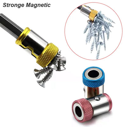 Magnetic Ring Screwdriver Bit Holder Cross Phillips Magnet 1/4 Strong Magnetizer Removable Part Adapter Screw Driver Power Tool Beauty World Shop
