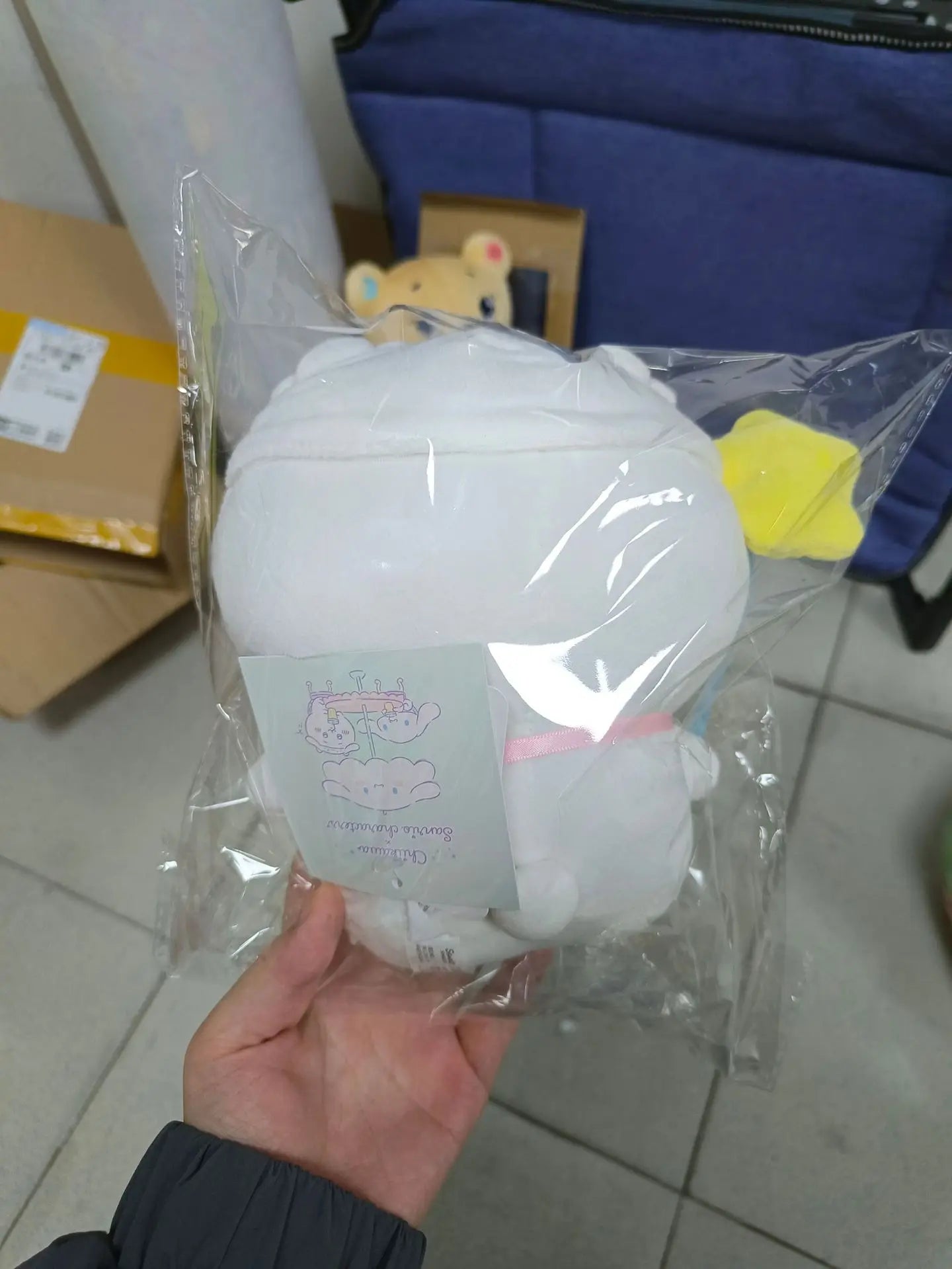 Self-deprecating Bear Chiikawa Sanrioi hachiware Plush Toy Co-branded Doll Pendant Cute Jiyi Xiaohachi Usaki Bedroom Ornaments Beauty World Shop
