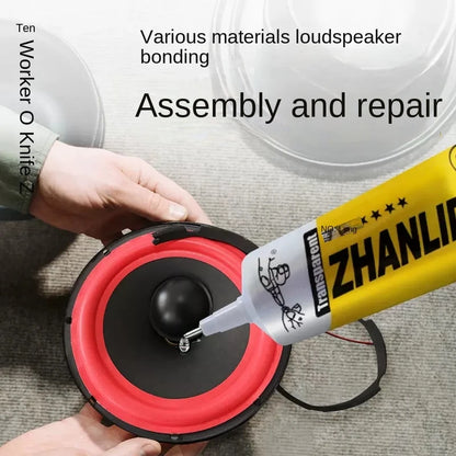Zhanlida 15ml 50ml 80ml Black/transparent Speaker Repair Glue Foam Side Dust Cap Rubber Edge Cone Basin Strong Adhesive Beauty World Shop