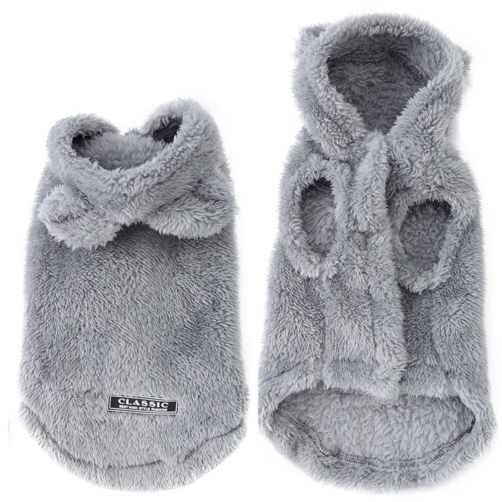 Soft Pet Coat For Small Medium Dogs Cats Dog Fleece Warm Cat Hoodies For Winter Funny Cute Rabbit Ear Sphynx Puppy Kitty Clothes