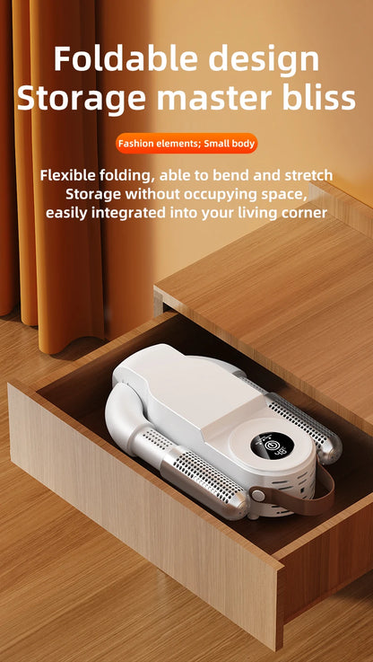 HOMEFISH Intelligent Shoe Dryer Quick Drying Deodorizing Sterilizing Adjustable Timer Household Shoe Warmer And Heater Beauty World Shop