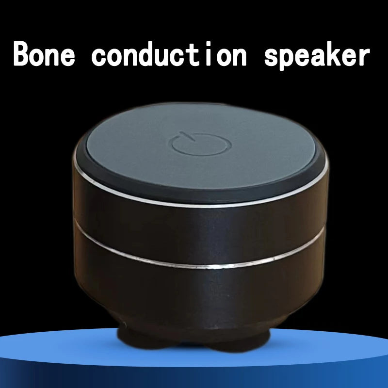 Bone Conduction Wireless Speaker - Sucker Mount, TWS Hi-Fi Sound Enhanced Bass, Wearable Loop, Resonance Features Dynamic Audio Beauty World Shop