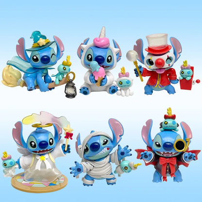 Stitch Weird Diary Series Anime Figures Creative Cute Doll Statue Model Mystery blind box Toys Children Birthday Gifts Beauty World Shop