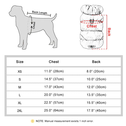 Soft Warm Dog Clothes Winter Padded Puppy Cat Coat Jacket For Small Medium Dogs Chihuahua French Bulldog Poodle Vest Pet Outfit Beauty World Shop