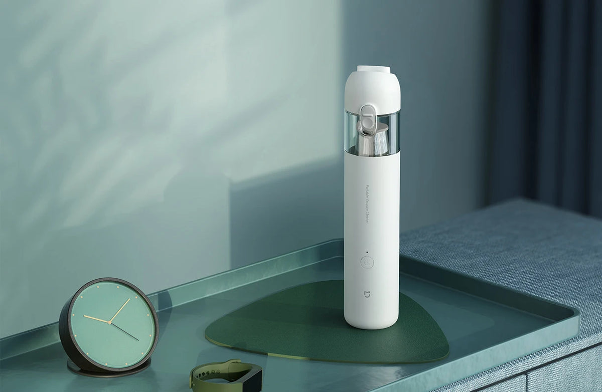 Original MIJIA Portable Handheld Vacuum Cleaner 13000Pa 88000rpm 500g Wireless 30Min HEPA Car Home Mini White Dust Cup One-Touch Beauty World Shop