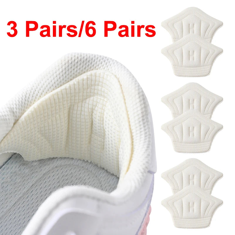 3pairs/6pairs Insoles Patch Heel Pads for Sport Shoes Back Sticker Adjustable Size Antiwear Feet Pad Cushion Insert Insole Beauty World Shop