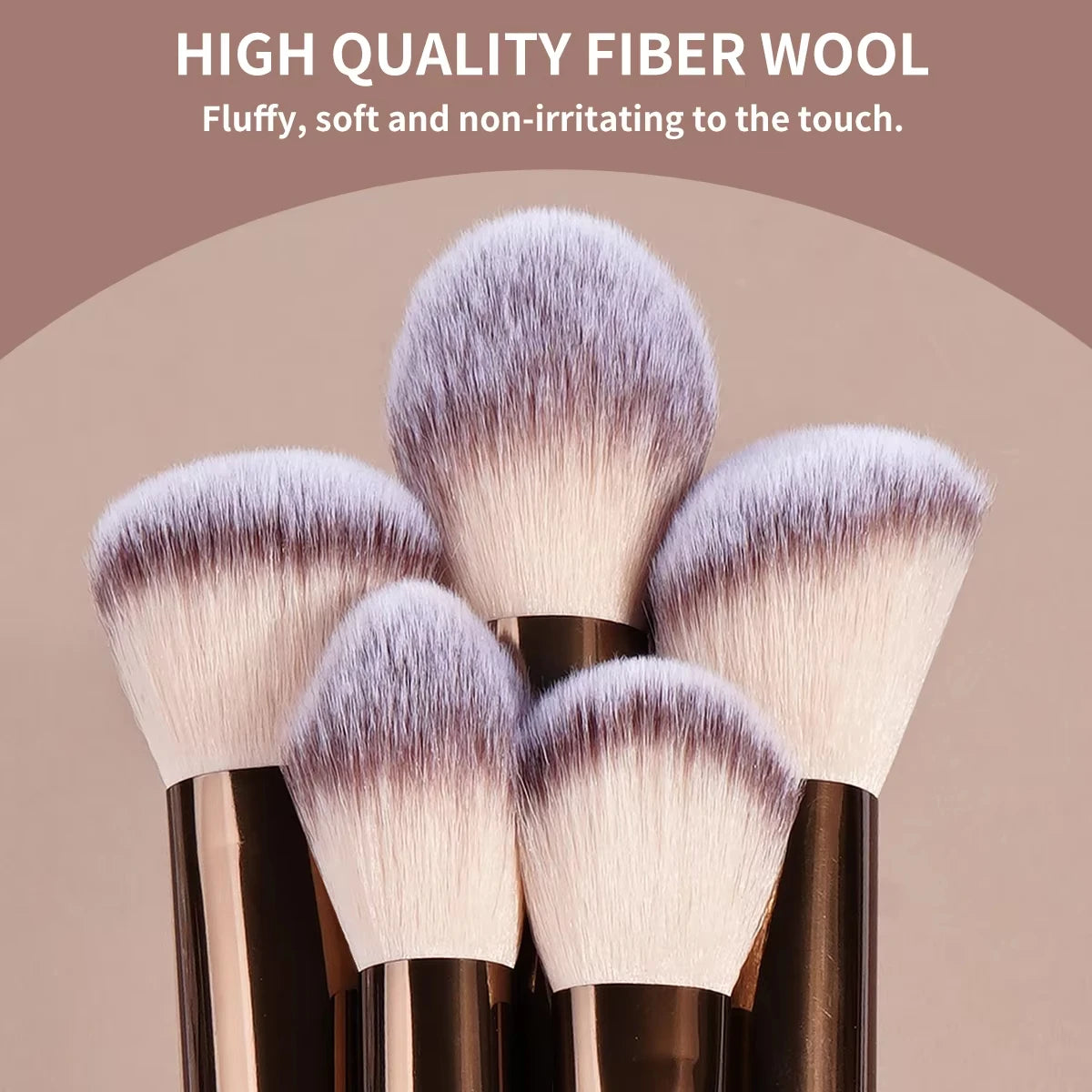 13PCS Makeup Brush Set Foundation Concealer Powder Eyeshadow Blush Brush Kabuki Blending Cosmetic Beauty Tool for Face Beauty World Shop