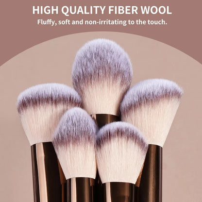 13PCS Makeup Brush Set Foundation Concealer Powder Eyeshadow Blush Brush Kabuki Blending Cosmetic Beauty Tool for Face Beauty World Shop