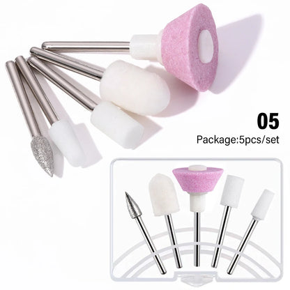 LINMANDA 6 In 1 Electric Nail Drills Kit Remove Polisher Manicure Portable Nail File Nail Drill Equipment  Pen Tools Machine Beauty World Shop